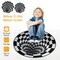 3D Visual Floor Area Mat Anti-Slip Illusion Rug Doormat Round Living Room Carpet Mat